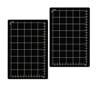 COHEALI Mats and for Cutting Machines Die Magnetic 2pcs Black Rubber Iron Material with Smooth Performance and Burr-free Finish Holiday for Crafts Decoration