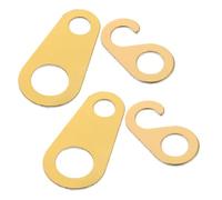COHEALI Mechanical Clock Chain Hooks 4pcs Metal Replacement for Grandfather Clock Repair and Decorating