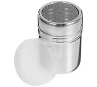 COHEALI Mesh Sprinkling Bottle Stainless Steel Powder Dispenser Silver Shake-to-dust Mechanism Keeps Contents Fresh Cooking Tools for Coffee Kitchen Coffee Bar