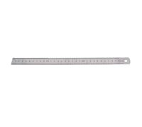 COHEALI Metal Ruler for Foot and Stationery Use Stainless Steel with Strong Flexibility and Conversion Table on Back Side, Straight Cutting Edge in Metal Industries and Sewing