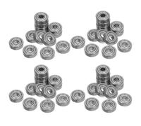 COHEALI Micro Bearings Miniature Ball Bearings Carbon Steel 12mm X 12mm X 4mm 60pcs with Stable Performance Heavy Duty for DIY Hobby Projects and Model Aircraft Robots