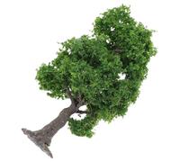 COHEALI Miniature Tree Model Trees Removable Easy Installation Plastic Wire Trunk Lifelike Appearance Artistic Feel Desktop Leaves Ornament for Windowsills and Bookshelves Micro Landscape