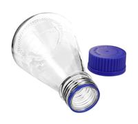 COHEALI Ml Glass Flask for Chemistry with Screw Cap G45 Thread Flask for Laboratory Use Featuring Differentiation of Reagents and Reduces Risk of Spills for Scientific Experiments