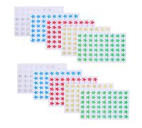 COHEALI Motivational Planner for Students and Professionals Star Stickers for Goal Tracking, 10 Sheets of Paper Star Stickers Wear Resistant Material in Classroom Supplies and Planners