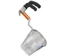 COHEALI Multi-Functional Stainless Steel and Plastic Collapsible Colander Basket with Hook Design Strong Mesh Strainer for Hot Pot Use and Cooking Meat