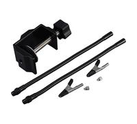 COHEALI Multifunctional Black Alloy Soldering Iron Stand with Universal Arm Claw Clips, Sturdy Metal Soldering Station Rack Holder for Circuit Board and Electronics Workbench