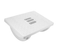 COHEALI Office Footstool Under Desk Non-Skid Foot Rest Raised Foot Stool for Household and Office Use Ergonomic Rocking Leg Rest White