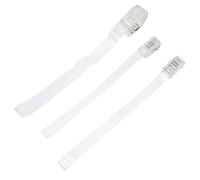 COHEALI Page Fixing Belt 3pcs Portable White Piano Bands for Sheet Music Fixing Suitable for Piano Exam and Performance
