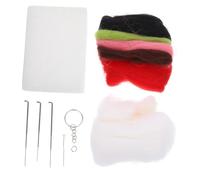 COHEALI Panda Needle Felting Kit for Beginners Complete Wool Felting DIY Craft Material Package Gift for Adults and Create Adorable Felt Panda Dolls with Basic Techniques