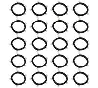 COHEALI Pearl Hair Rings Elastic Hair Ties Cloth Material with No Loose Ends and Keeps Good Shape 20pcs for Women for Parties at Home Use