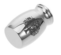 COHEALI Pet Urn Keepsake Stainless Steel for Dog and Cat Ashes, Lightweight Silver Memorial Jar with Waterproof Design, Rust-resistant and Fade-resistant for Funeral and Memorial Use