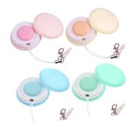 COHEALI Phone Screen Cleaner 4Pcs Dual Sided Wipes with Keychain for Camera Lens and Tablet Screen Cleaning Random Colour