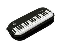 COHEALI Piano Keyboard Pattern Pencil Case for Students with Smooth Zipper Closure and Compact Portable Eva Material, Pen Organizer for School, Office, the Go