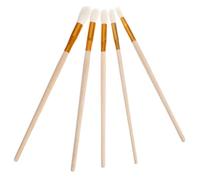 COHEALI Plant Pollinator Brush Set 5Pcs Wool Tip Wood Handle Hand Tool for Indoor Outdoor Succulent Fruit Vegetable Garden Pollination