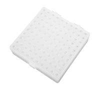 COHEALI Plastic 1.5ml Vial Rack with 100 Individual Wells and Quickdrain Mesh Holes, Suitable for Lab Glass Vials and Ultrasonic Cleaner Use, Efficient Drainage Sample Holder Box