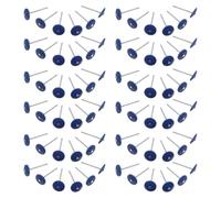 COHEALI Plastic Cap Nails Roofing Nails Blue Round 2 Inch 200pcs for Secure Grip and Excellent Fastening Sturdy Metal and Plastic Construction on Roofing Materials and Foam Board