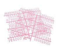 COHEALI Plastic Letter Board Letters Versatile Design 2 Pcs Changeable DIY for Felt Message Boards for Office Decor and Home Decor