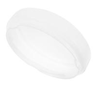 COHEALI Plastic Round Flush Mount Ceiling Lamp Shade with Easy Removal and Cleaning Features, Minimalist Contemporary Design for Bedroom and Bathroom Lighting