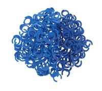 COHEALI Plastic Water Pipe Clamps Clips Blue Minimalistic Style with Versatile Fit 200pcs and Sturdy Design Pipe Securing Clips for Climates for Home Use Indoors