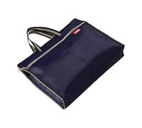 COHEALI Portable Document Storage Handbag File Folder Bag Double-layer Design Oxford Fabric Waterproof Large Capacity Zippered Document Organizer for Business Meetings Women