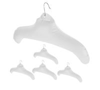 COHEALI Portable Inflatable Clothes Hangers Compact Foldable Design 5pcs Nonslip Pvc and Iron Material Clothes Racks for Travel and Office Use Suitable for Cars and Gym