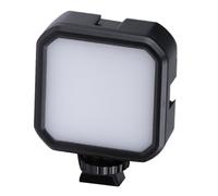 COHEALI Portable LED Video Camera Light with 1/4 Screw and Hot Shoe Mount Rechargeable 2000mah Battery Three-color Fill Light for On-the-go Photography and Live Streaming