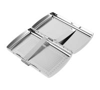 COHEALI Portable Metal Cigarette Case Holder with Airtight Seal, Small Compact Outdoor Box Holds 15 Cigarettes, Keeps Tobacco Dry for Everyday Use