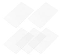 COHEALI PVC Card Sleeves 5Pcs Business and Credit Card Holder Waterproof Plastic Protector for Wallet and Professional Use