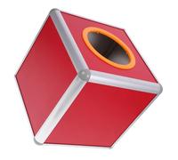 COHEALI Raffle Ticket Box Sturdy Medium-density Fiberboard Container with Aluminum Alloy Edge and Slot for Donation and Voting Events , for Corporate Events and Fundraising Activities