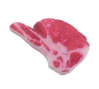 COHEALI Realistic Fake Steak Food Prop for Training and Food Simulation Classes, Pvc Material with Lifelike Appearance, Versatile Display and Easy Maintenance Meat Model for Culinary Use