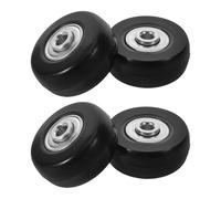 COHEALI Replacement Suitcase Wheels Kit and Wear-Resistant Rubber 4 Sets with Precision Roller Bearings for Smooth Movement Luggage Repair Suitable for Home and Sidewalks