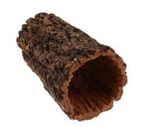 COHEALI Reptile Hide Hollow Tree Trunk Wood 20x10x10cm Enhanced Security Vivarium Habitat for Amphibians and Corn Snakes
