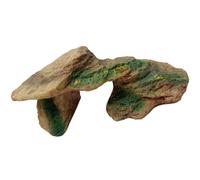 COHEALI Resin Turtle Basking Platform for Aquarium Views and Desert Landscapes Safe Reptile Climbing and Hiding Spot with Realistic Rock Appearance Large Reptile Hideout