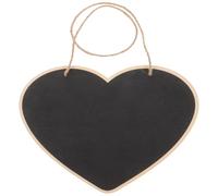 COHEALI Reusable Small Chalkboard for Door with Wooden Material, Erasable Message Board Hanging on The Wall, Multi-Function Creative Style Sign for Cafe Store and Home Decor