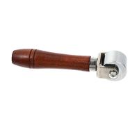 COHEALI Roller Roller Leather Craft Rolling Tool Leather Stamp Roller Leather Press Roller Punch Down Tool Platen Tools Vinyl Floor Roller Metal Leather Creaser Smoothing Agent Seam Wooden