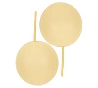 COHEALI Rubber Gas Sampling Bladder with Dualtail Design and Stable Gas Collection 2pcs Versatile Beige Latex Ball for Laboratory Use Suitable for Lab Experiments and Sampling