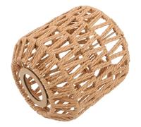 COHEALI Rustic Paper Rope Hanging Light Shade with Artistic Handwoven Design, Lightweight and Reliable Material for Cozy Cafés and Coffee Shop Decor, Farmhouse Pendant Lamp Cover