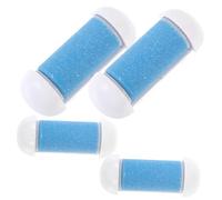 COHEALI Scrubs Set Electric Rollers Roller Head Replacement 4pcs Dead Skin Grinder Roller Replacements Heel File Cuticles Heads Feet Skin Care Tool (Blue) Scrubs Sets Pedicure Tools