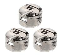 COHEALI Sewing Machine Bobbin Cases Compatible Household Accessory 3pcs Stainless Steel Practical and Simple Operation Bobbins for Sewing Supplies