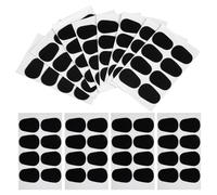 COHEALI Silicone mouthpiece 96pcs oval black patches for saxophone and clarinet with effortless installation for musicians