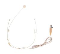 COHEALI Skin-Tone Head-Mounted Earhook Condenser Microphone with 3-Pin Connector for Voice Amplifier, Flexible Headset Mic Suitable for Loudspeaker and Tour Guide Use