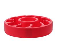 COHEALI Slow Feed Pet Bowl for Dogs and Cats Red Easy to Clean Slow Eating Tableware for Wet and Dry Food Suitable for Small and Medium Breeds Promotes Chewing and Prevents Indigestion