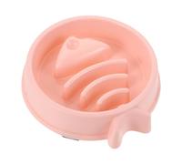 COHEALI Slow Feeding Pet Bowl for Dogs and Cats Fish Bone Shape Plastic Anti Choke Bowl with Waterproof Design for Travel to Slow down Gulping
