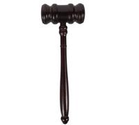 COHEALI Solid Wood Judge Gavel Hammer for Auction and Court Use Wooden Mallet for Lawyers Auctioneers Judges and Law Students Practical Prop for Role Play and Meetings Only
