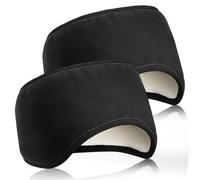COHEALI Soundproof Ear Muffs for Sleeping 2pcs in Black, Lightweight and Portable Plush Ear Muffs Designed for Men and Women to Reduce Noise During Sleep and Study, for Quiet Rest