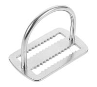 COHEALI Stainless Steel D Shape Ring Belt Buckle Replacement for Diving and Hunting Rust Resistant and Versatile Design Silver Metal D Ring for Dive Belt Accessories
