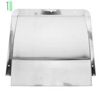 COHEALI Stainless Steel Exhaust Hood Cap with Louvered Vent for Ventilation Systems, Protecting Range Hood Interior with Smooth Surface and Classic Design, Suitable for Industrial Use