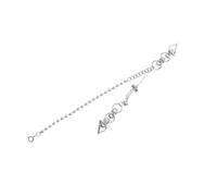 COHEALI Stainless Steel Watch Band for Watch and Active Double Loop Decorative Chain Bracelet Strap in Silver and Comfortable Wristwatch Accessory