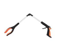 COHEALI Sturdy Garbage Clamp Foldable Grabber Tool Lightweight Safe and Reliable Aluminum Alloy Abs Sanitation Hotels Reusable Tong Pincher Grab Tool for Lazy People