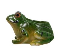 COHEALI Succulent Plant Pot Ceramic Frogs Figurine for Balcony and Office, Green Frogs Shape Flowerpot with Vivid Detailed Color, Stylish Creative Home Decoration to Promote Healthy Growth